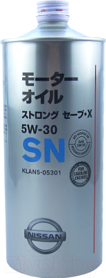 Моторное масло Nissan Strong Save X 5W30 / KLAN505301 (1л)