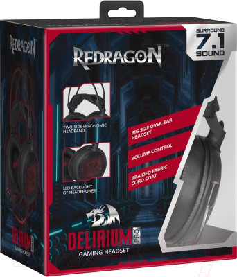 Наушники-гарнитура Redragon Delirium Pro / 64214