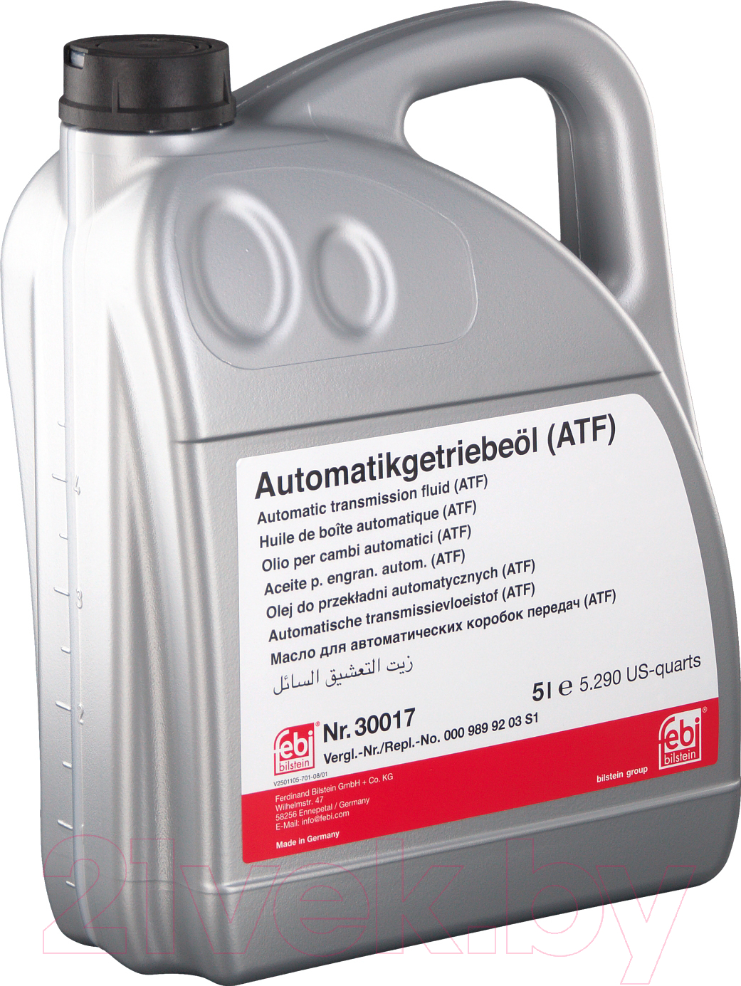 Трансмиссионное масло Febi Bilstein MB 236.2 / 30017 (5л, красный)