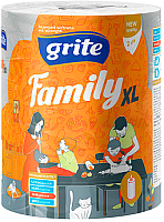 Бумажные полотенца Grite Family XL Mix (1рул) - 