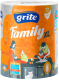 Бумажные полотенца Grite Family XL Mix (1рул) - 