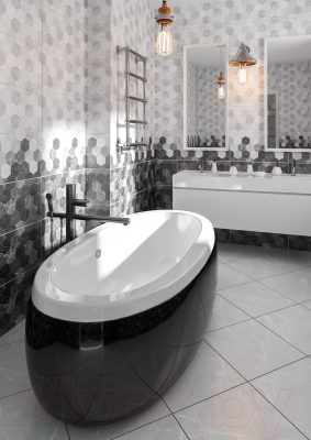 Плитка Beryoza Ceramica Дайкири черный (300x600)