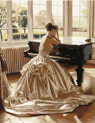 Картина по номерам Picasso Девушка у рояля (PC4050434)