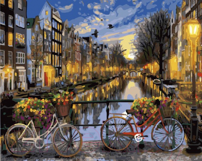 Картина по номерам Picasso Ночной Амстердам (PC4050446)
