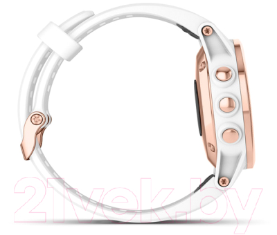 Умные часы Garmin Fenix 5s Plus Sapphire / 010-01987-07 (белый/розовый)