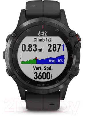 Умные часы Garmin Fenix 5 Plus Sapphire / 010-01988-01 (черный)