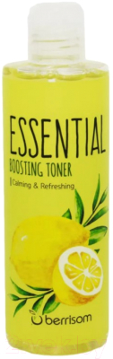 Тоник для лица Berrisom Essential Boosting Toner TeaTree & Lemon (265мл)