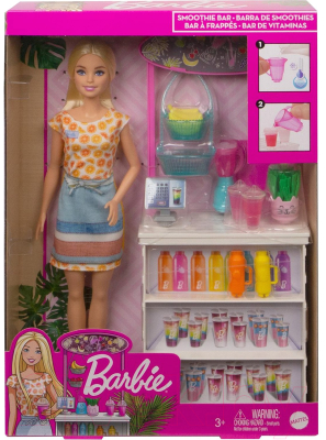Кукла с аксессуарами Barbie Готовим смузи / GRN75