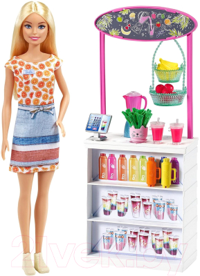 Кукла с аксессуарами Barbie Готовим смузи / GRN75