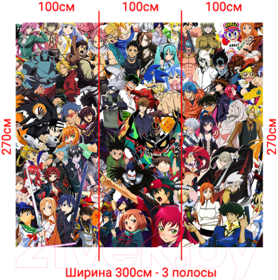 Фотообои листовые Arthata Fotooboi-Anime-140 (300x270)