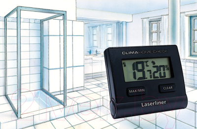 Термогигрометр Laserliner ClimaHome-Check 082.428A (черный)