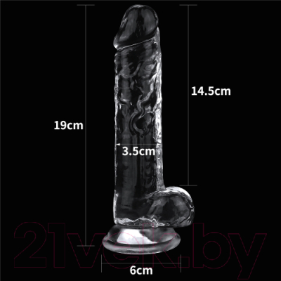 Фаллоимитатор LoveToy Flawless Clear Dildo / LV310016