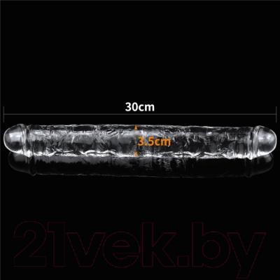 Фаллоимитатор LoveToy Flawless Clear Double Dildo / LV310018