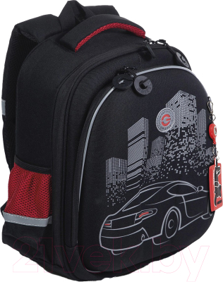 Школьный рюкзак Grizzly RAz-287-8 (черный)