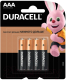 Миниатюра изображения товара Комплект батареек Duracell LR03/MN2400/AAA 4BL