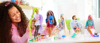 Кукла с аксессуарами Barbie Экстра / HDJ45
