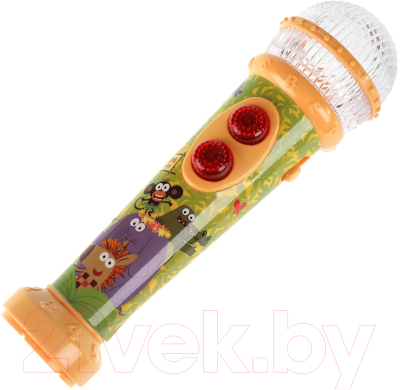 Музыкальная игрушка Умка Микрофон Зебра в клеточку / HT834-R5