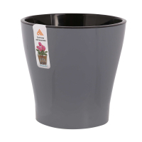 Кашпо Альтернатива Лея / М7934 (серый) -