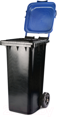Контейнер для мусора Альтернатива М4667 (черный/синий)