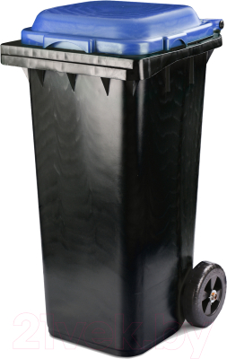 Контейнер для мусора Альтернатива М4667 (черный/синий)