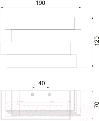 Бра Vele Luce Lancino VL8151W11