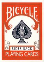 Игральные карты Bicycle Rider Back Standart Poker Plaing Cards Orange Back / 1043341