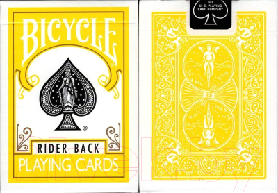 Изображение товара Игральные карты Bicycle Rider Back Standart Poker Plaing Cards Yellow Back / 1043340