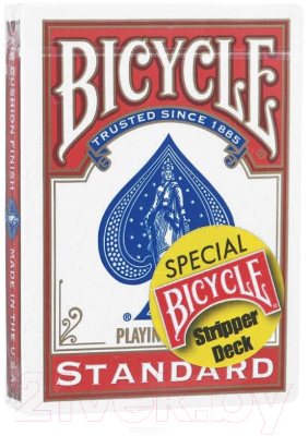 Изображение товара Игральные карты Bicycle Stripper Deck / 1014830 (красный/голубой)