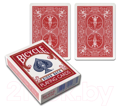 Игральные карты Bicycle Double Back / 1019707 (красный)