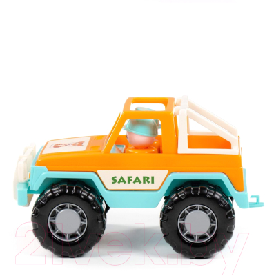 Автомобиль игрушечный Полесье Джип Сафари / 90201 (оранжевый)