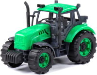 Трактор игрушечный Полесье Прогресс инерционный / 91222 (зеленый) - 