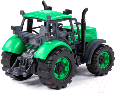 Трактор игрушечный Полесье Прогресс инерционный / 91222 (зеленый)