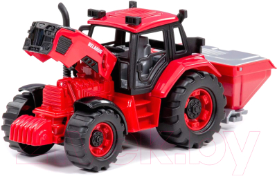 Трактор игрушечный Полесье Belarus для внесения удобрений / 91314
