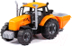 Трактор игрушечный Полесье Прогресс сельскохозяйственный инерционный / 91246 (оранжевый) - 