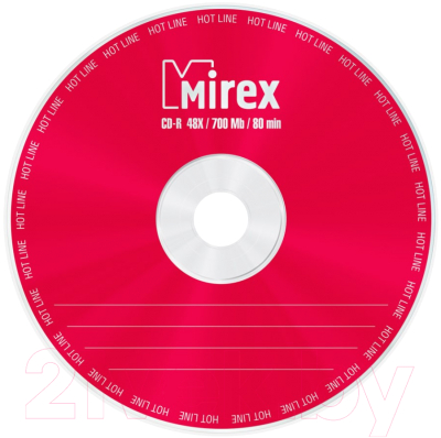 Диск CD-R Mirex Hotline 700Мб 48x Slim Case / UL120050A8S