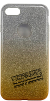 Чехол-накладка Case Brilliant Paper для Galaxy A6 (серебристый/золотой) - 