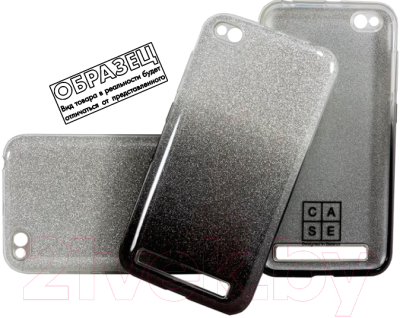Чехол-накладка Case Brilliant Paper для Galaxy S9 (серебристый/черный)