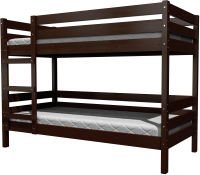 Двухъярусная кровать Bravo Мебель Джуниор 90x200 (орех темный) - 