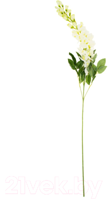 Искусственный цветок Lefard Глициния / 376-023 (белый)