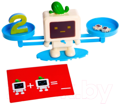 Развивающий игровой набор Zabiaka Умный робот. Развивающие математические весы / 6905687