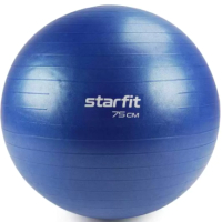 Фитбол гладкий Starfit GB-108 (темно-синий, 75см) - 