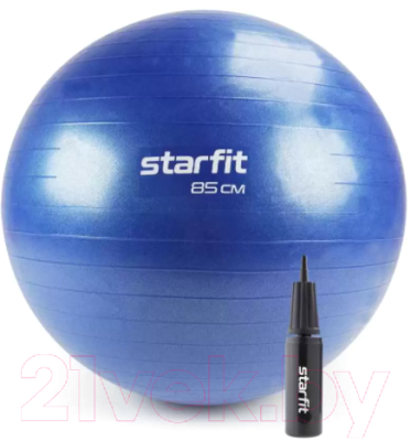 Фитбол гладкий Starfit GB-109 (темно-синий, 85см)