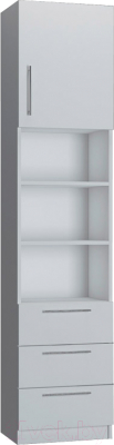 Шкаф-пенал Макс Стайл Smart Egger 219x50x35 / 11A3550 (белый базовый W908 ST2)
