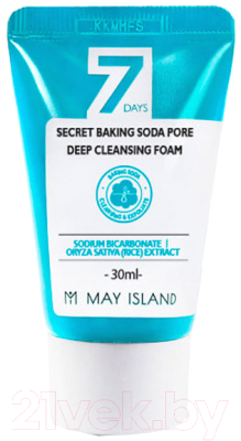 Пенка для умывания May Island 7 Days Secret Baking Soda Pore Deep (30мл)