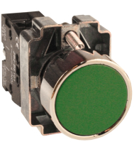 Кнопка на DIN-рейку КС 89468 (зеленый) - 