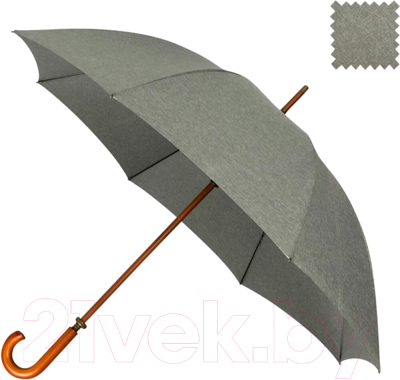 Зонт-трость Impliva GR-407-PMS444C (серый)