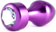 Пробка интимная LoveToy Rosebud Aluminium / RO-L005  (фиолетовый) - 