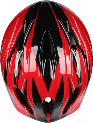 Защитный шлем Indigo IN318 (р-р 51-55, черный/красный)