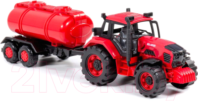 Трактор игрушечный Полесье Belarus с цистерной / 91635