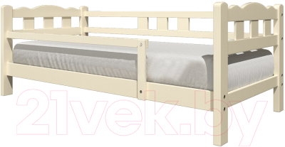 Односпальная кровать Bravo Мебель Миа 80x180 (слоновая кость)